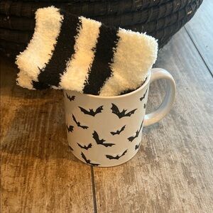 Black and White Bat Mug